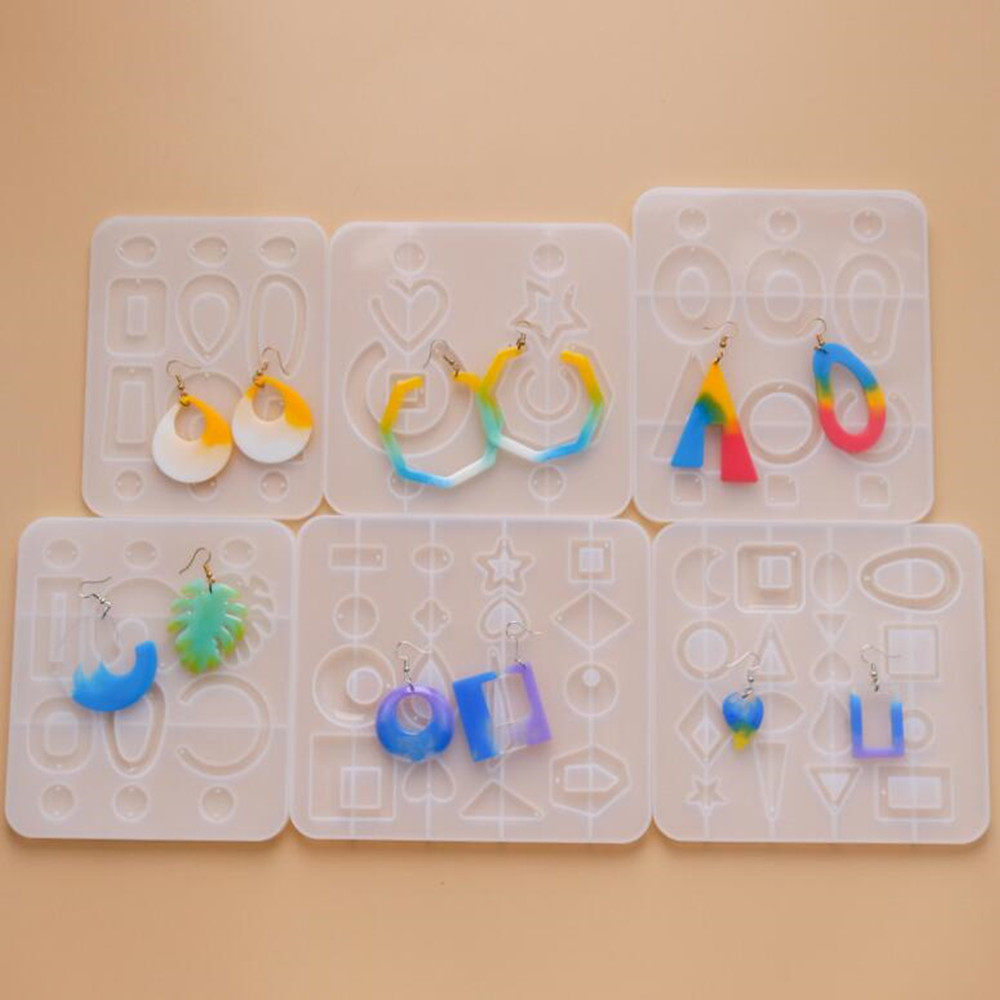 Earring Pendants Resin Molds Silicone Mold for DIY UV Epoxy - 图2