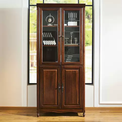 Книжный шкаф из натурального дерева, мебель, стенд, в американском стиле