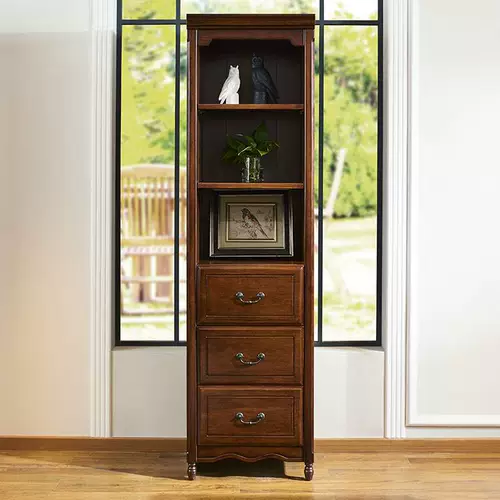 Книжный шкаф из натурального дерева, мебель, стенд, в американском стиле