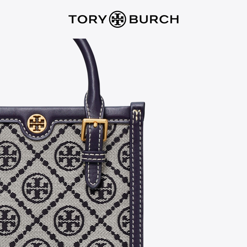 TORY BURCH汤丽柏琦 T MONOGRAM迷你提花琴谱包87146-图2