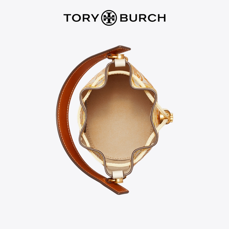 【季末礼遇】TORY BURCH汤丽柏琦 T MONOGRAM迷你水桶包 148682-图3