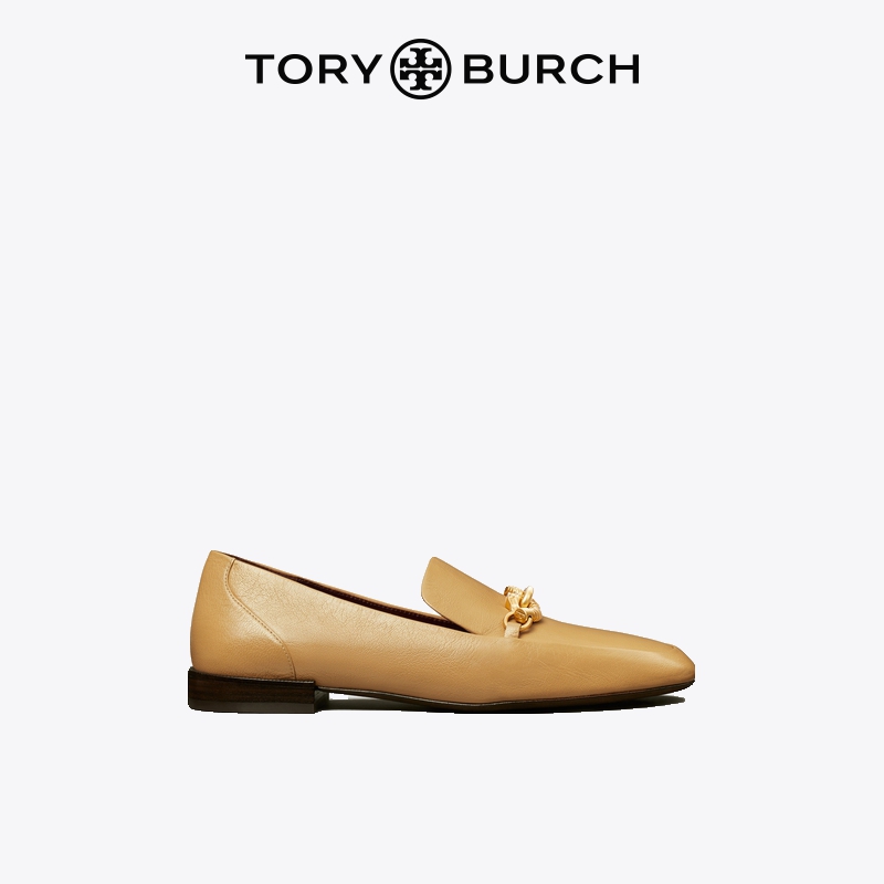 【12期免息】TORYBURCH 汤丽柏琦羊皮革金属装饰乐福鞋单鞋152718 - 图0