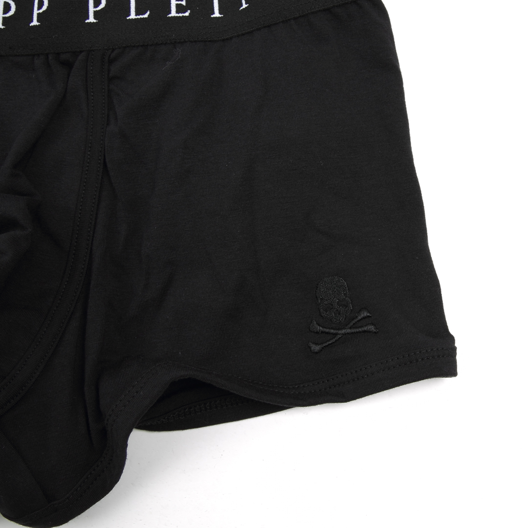 PHILIPP PLEIN PP 潮牌 男士休闲骷髅头平角内裤 MUY0296 PTE003N - 图2