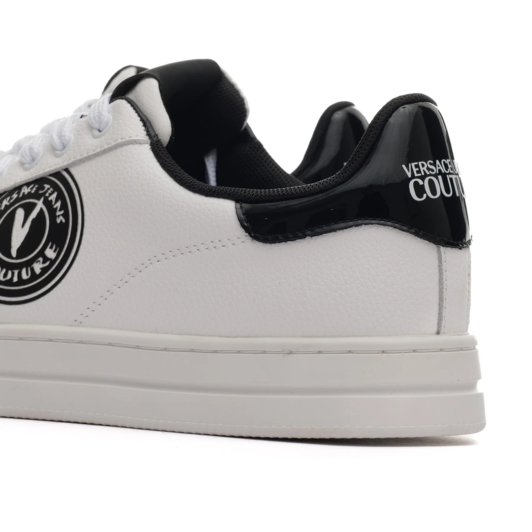 Versace/范思哲VJ 男士奢潮真皮时尚低帮休闲鞋 78YA3SK1 ZPB01 - 图1