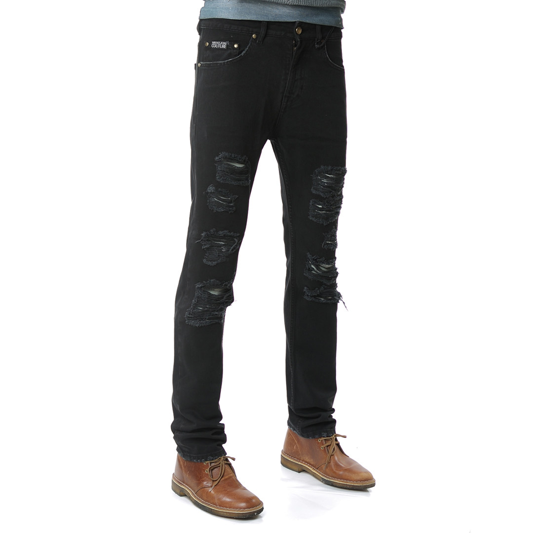 versace /范思哲vj男士破洞牛仔裤 叁仟良品海外牛仔裤