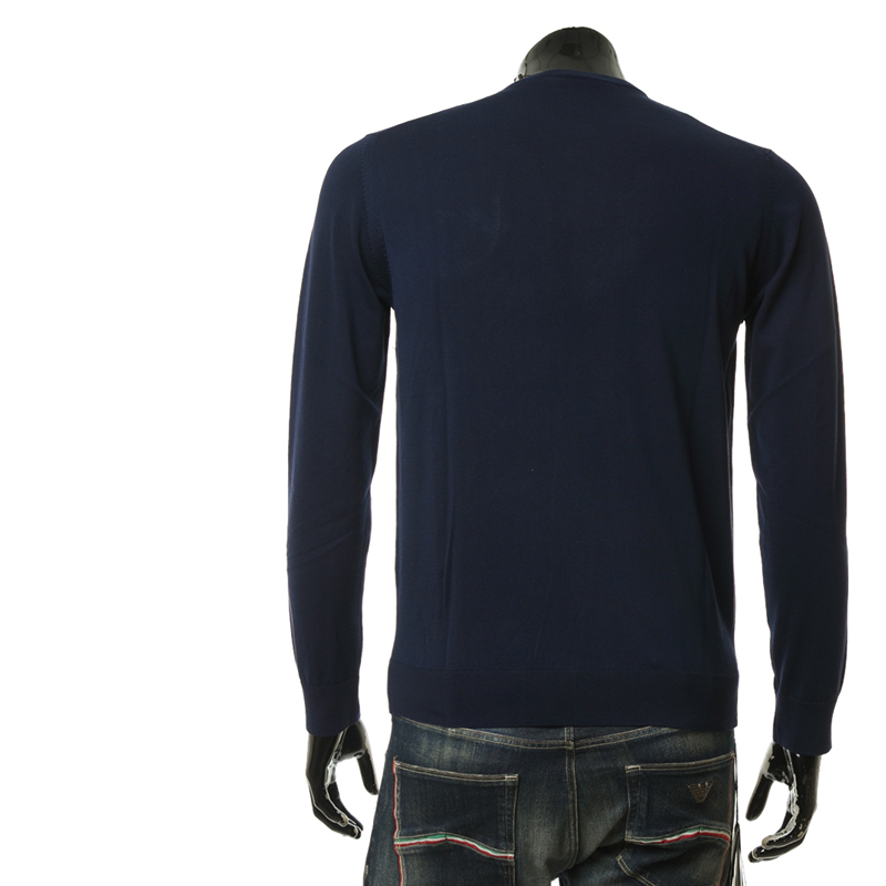 armani /阿玛尼ea正品刺绣针织衫 叁仟良品海外针织衫/毛衣