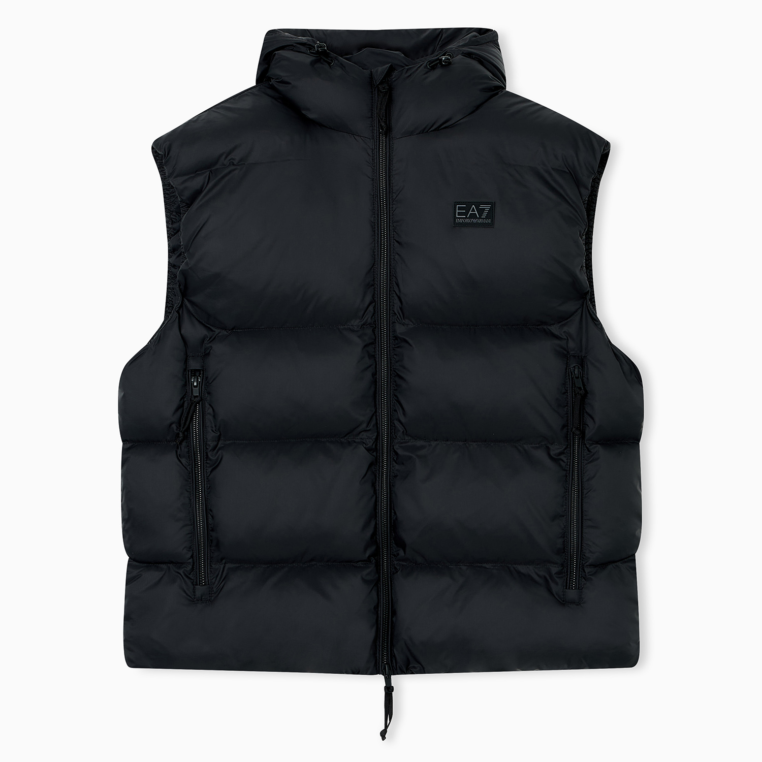 Armani/阿玛尼EA7 男士加厚保暖连帽棉背心外套 7M000693 AF15956 - 图2