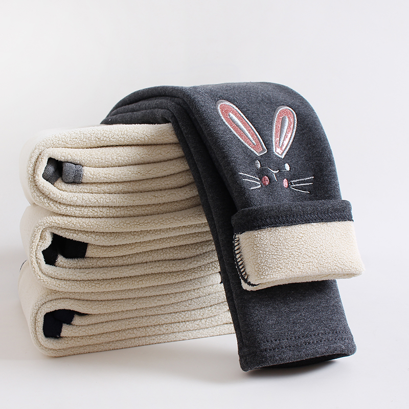 女童加绒打底裤一体绒宝宝冬天加绒加厚外穿长裤刺绣儿童冬季裤子,淘宝优惠券,粉丝福利购,淘宝优惠卷