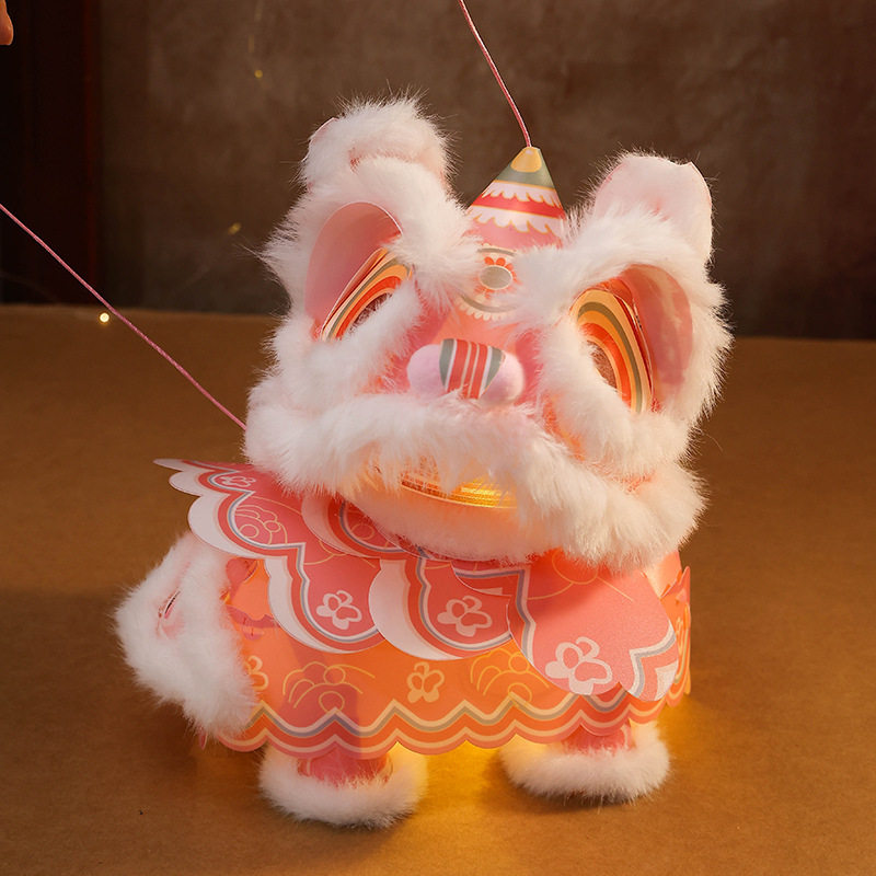 2026马年新款醒狮灯笼手工diy材料包儿童手提发光玩具pvc防水材质,淘宝优惠券,粉丝福利购,淘宝优惠卷