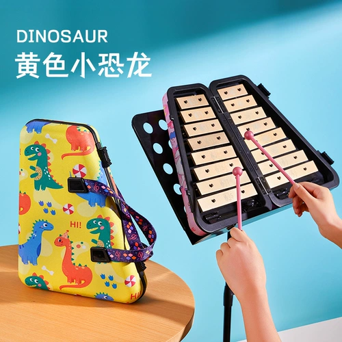 Двухрядные музыкальные инструменты для детского сада, портативный металлофон, раннее развитие