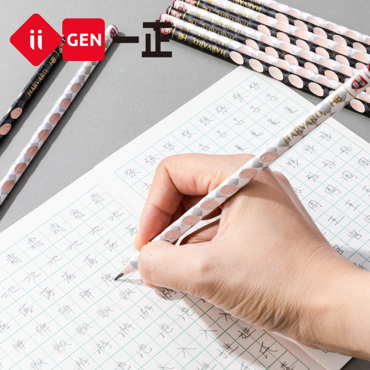 iiGEN一正学生文具哈佛大学HB洞洞铅笔吸卡装小学生专用一年级考试 幼儿园儿童矫正握姿沾顶洞洞实木铅笔,淘宝优惠券,粉丝福利购,淘宝优惠卷