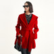 Shopping mall woolen coat for petite mid-length
