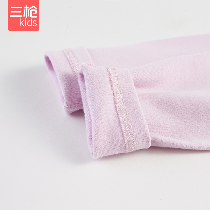 三枪童装女孩简约中腰秋裤保暖裤舒肤弹力棉秋冬女童内穿打底裤