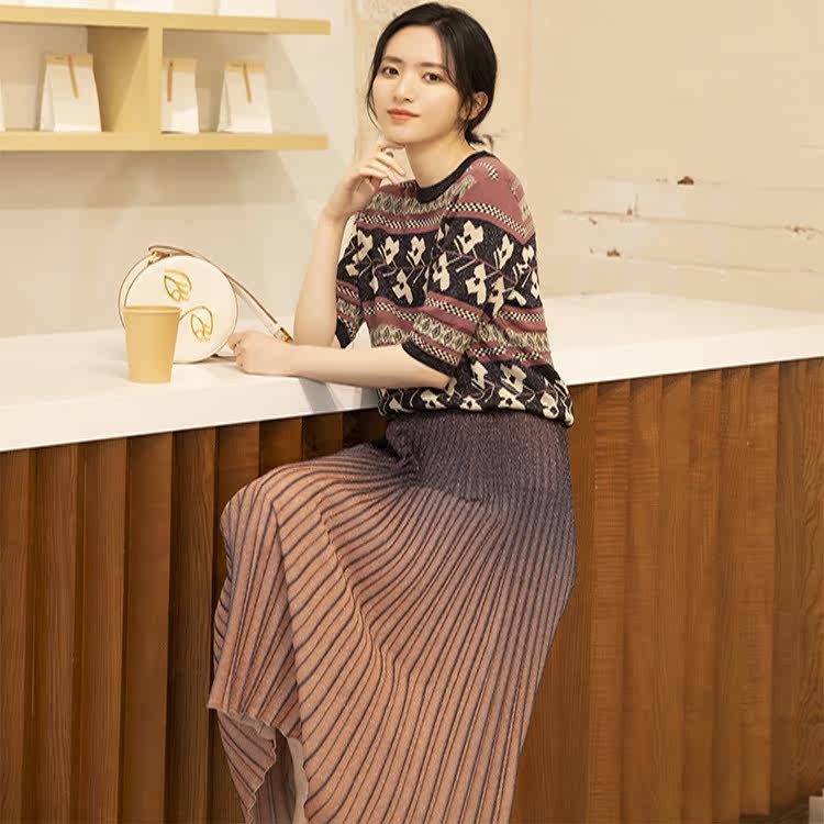 【商场同款】biselena21春时髦半裙 贝茜妮服饰半身裙