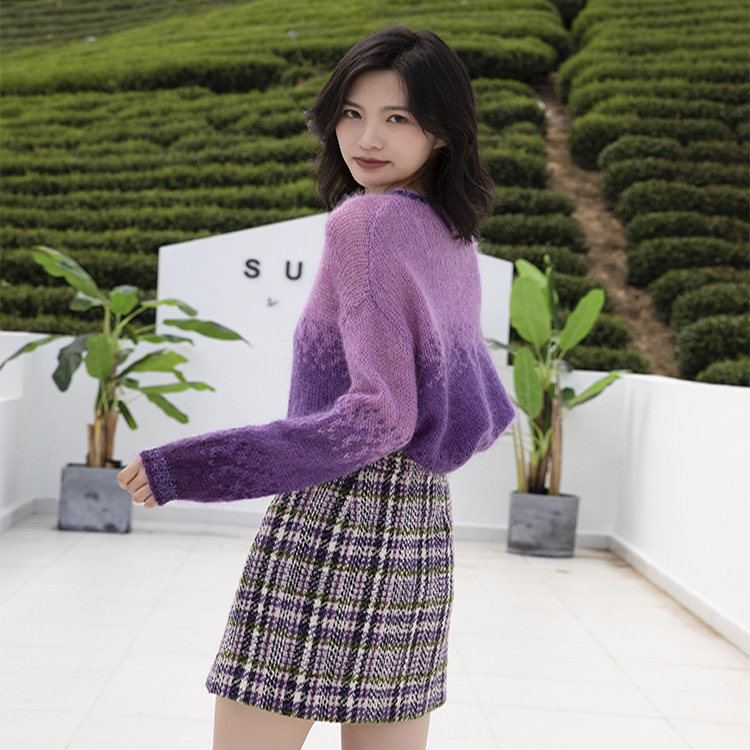 【商场同款】20冬新款魔法紫色小半裙 贝茜妮服饰半身裙