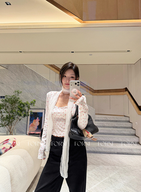 万能宝藏单品韩国扭皱感丝巾