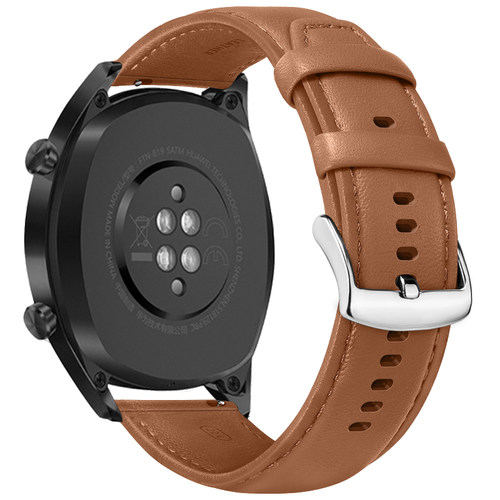 适用华为gt5表带真皮gt5pro表带gt4新款gt3华为watch5表带watch4pro男女士荣耀智能手表gt2e运动小米s4牛皮s3 - 图0