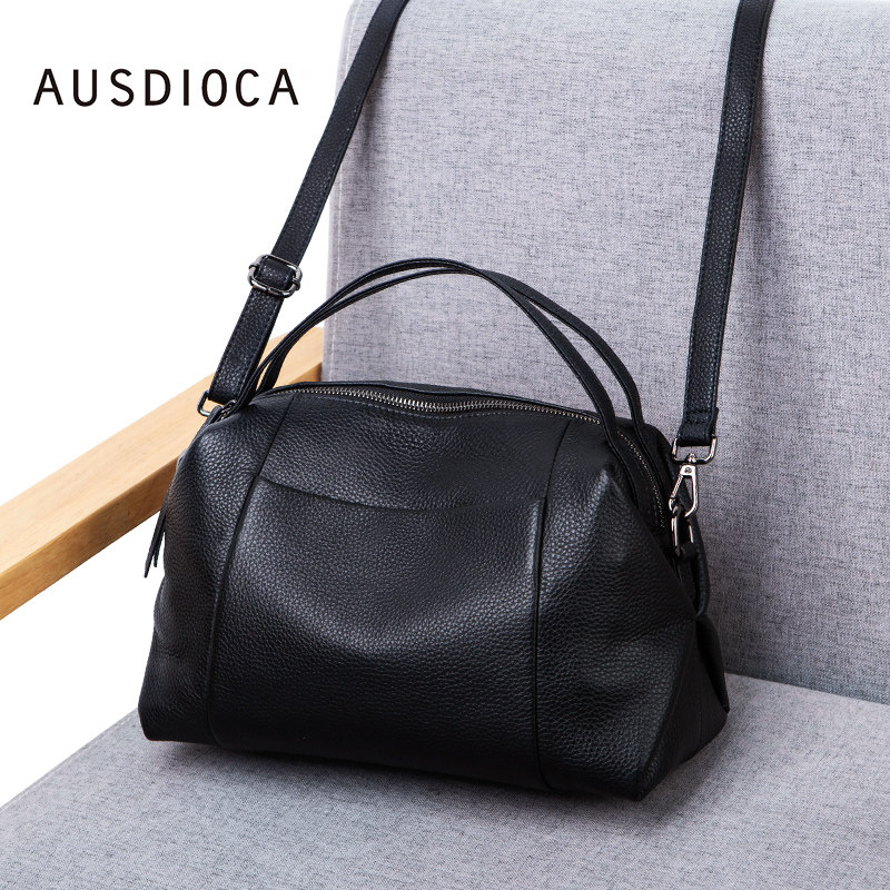 真皮女包斜挎包软皮休闲百搭头层牛皮单肩包新款中年妈妈包手提包,淘宝优惠券,粉丝福利购,淘宝优惠卷