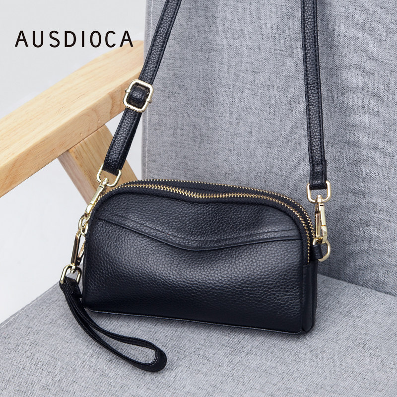 澳迪佳女2021新款真皮单肩手拿包 澳迪佳女士包袋