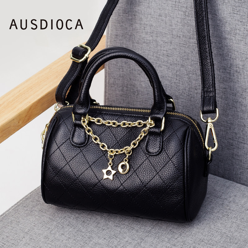 ausdioca/澳迪佳菱格链条波士顿包 澳迪佳女士包袋