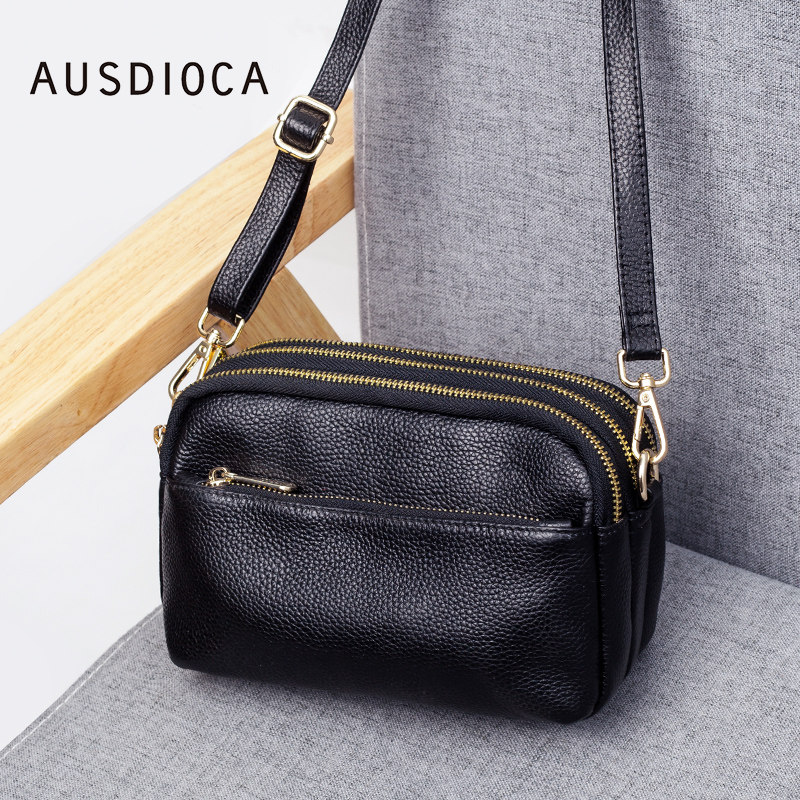 澳迪佳斜挎包多层分格2025新款斜挎包单肩百搭小方包真皮气质女包,淘宝优惠券,粉丝福利购,淘宝优惠卷