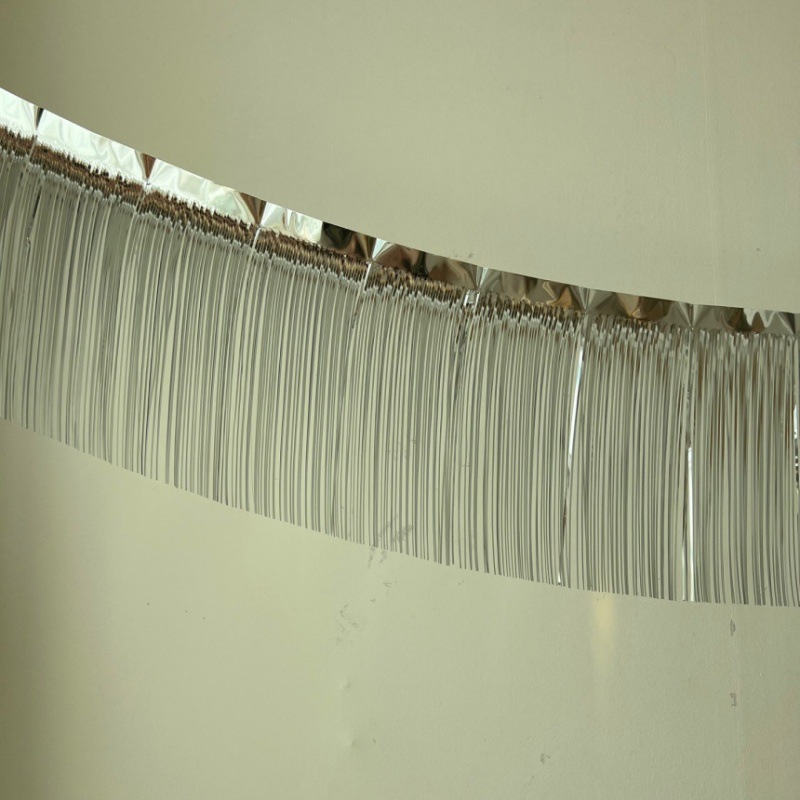 新年圣诞节装饰拉花雨丝氛围珠宝咖啡馆商店店铺道具布置跨年套装 - 图2