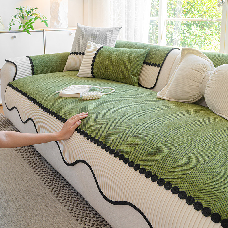 2026新款高级感异形雪尼尔沙发垫四季通用直排皮沙发坐垫防滑盖布,淘宝优惠券,粉丝福利购,淘宝优惠卷