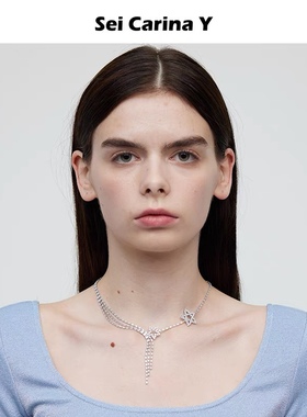 满钻星星五角星项链C.LP.Y原创