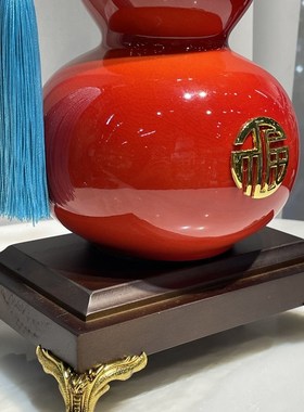 优选新中式c客厅玄关葫芦五福临门摆件家居工艺礼品摆饰电视柜乔