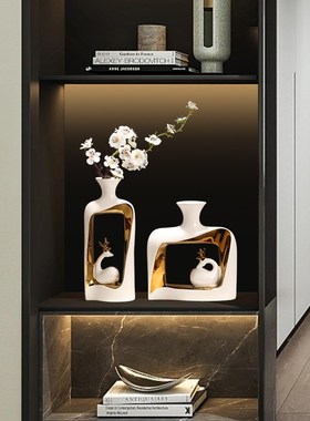 优选新中式电f视柜装饰摆件轻奢高档古风客厅玄关茶桌高端家具家