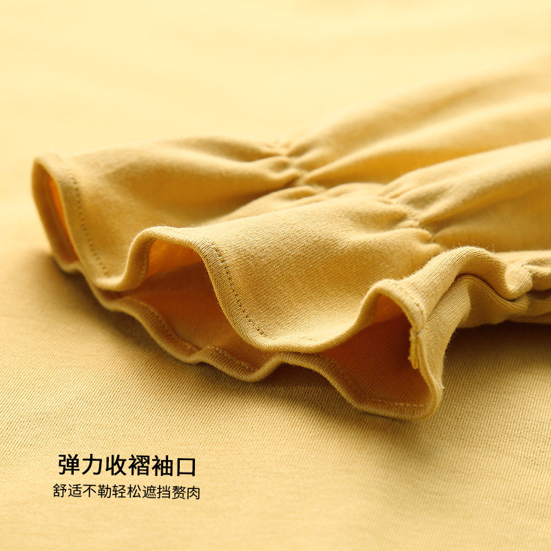 芬腾春秋季长袖睡裙纯棉韩版连衣裙 芬腾outlets店睡裙