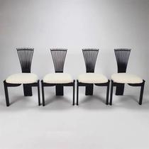 New 2023 Lying Medieval Dining Chair Home Solid Wood Soft Bag Leaning Back Chair Designer Double Chair Light Lavish Creativity High