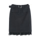DENGDAHA Pictorial Madou Casual Style Spliced Lace Design Versatile Skirt YHBZW800185