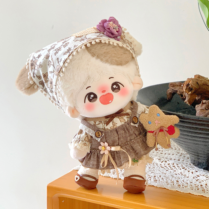 原创娃衣20cm棉花娃娃绿野&迷踪玩偶男女款娃衣装鸠车小竹马现货 - 图2