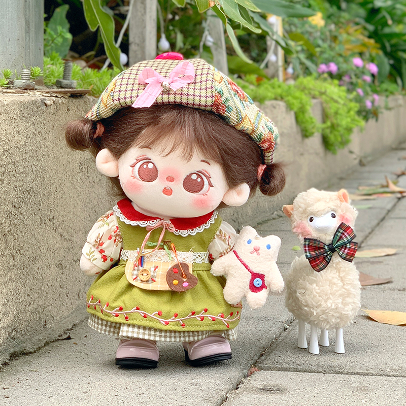 原创娃衣20cm棉花娃娃绿野&迷踪玩偶男女款娃衣装鸠车小竹马现货 - 图3