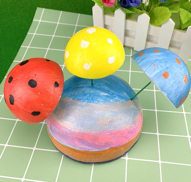 泡沫半圆球插花手捧花婚庆道具大小实心彩绘半圆diy手工材料