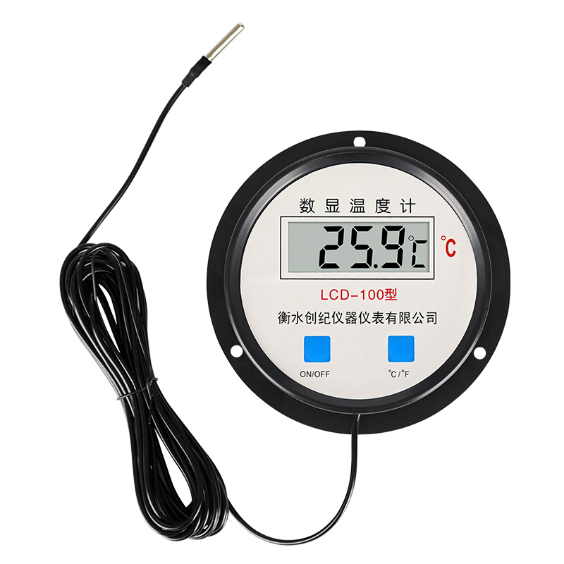 电子数显温度计带探头测水温水产养殖大棚工业鱼池冷库专用水温表 - 图3