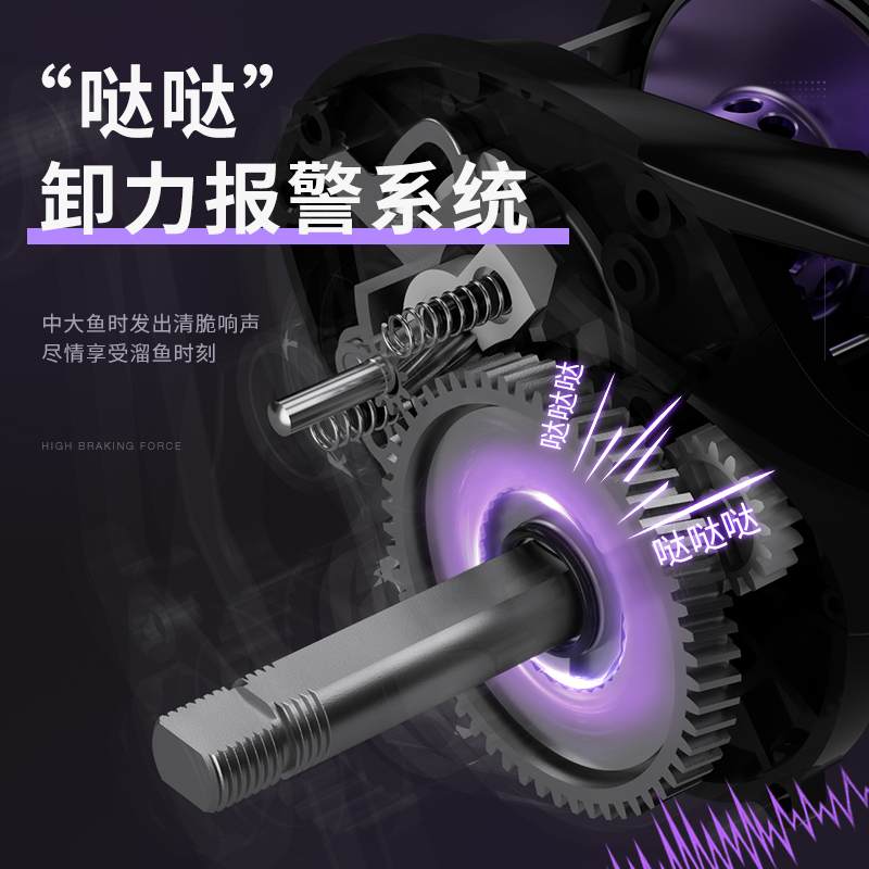 皓顿TP半电镀水滴轮全金属线杯远投防炸线桥筏钓打黑微物路亚渔轮 - 图3