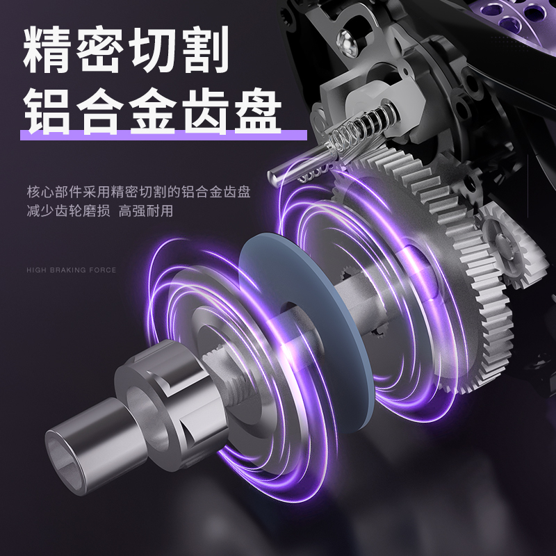 皓顿TP半电镀水滴轮全金属线杯远投防炸线桥筏钓打黑微物路亚渔轮 - 图0