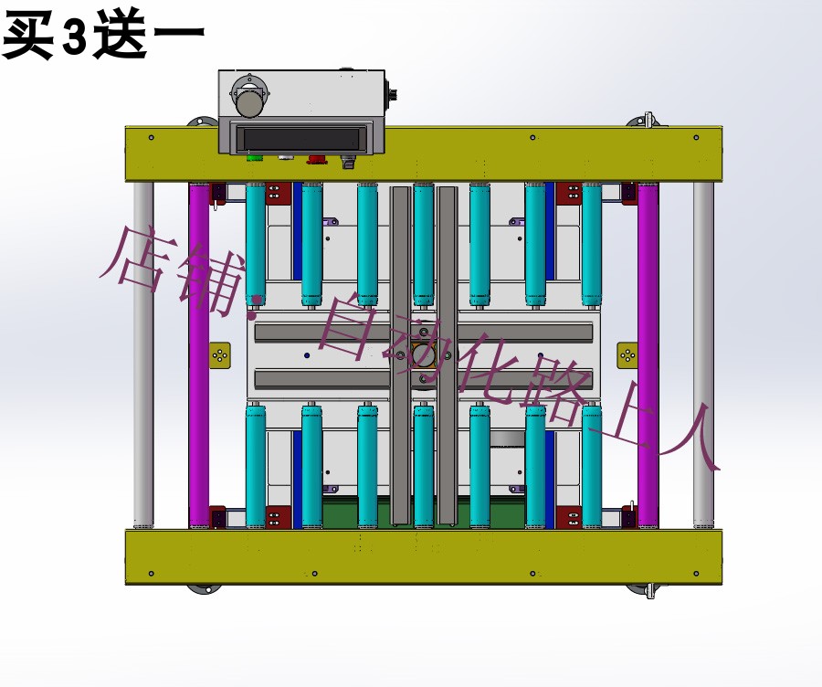 凸轮分割器型旋转机顶升旋转机移载机3d图纸转向输送滚筒线图纸 - 图1