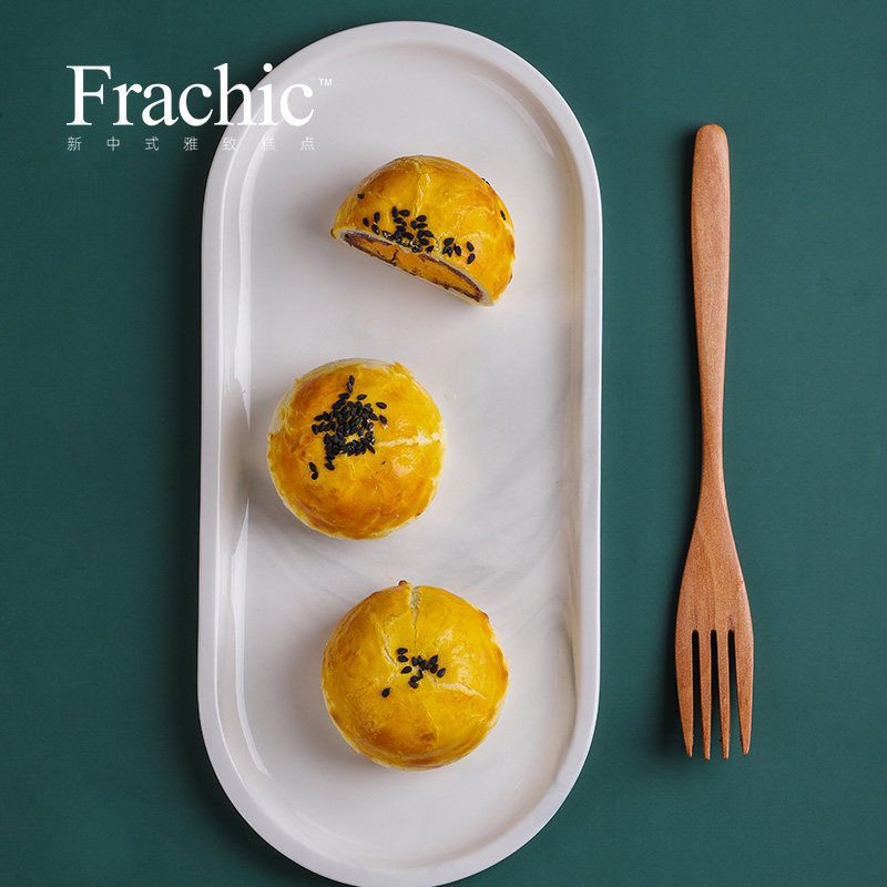 frachic法兰巧心55gx6蛋黄酥 法兰巧心传统糕点