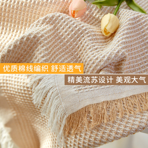 ins风纯色法式桌布小圆桌轻奢高级感生日拍照白色日系茶几布宿舍 - 图2