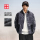 ຈີນ Li Ning lapel ຊຸດກິລາຝ້າຍສັ້ນ embroidered ຜູ້ຊາຍ
