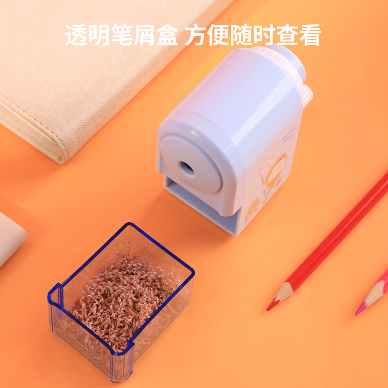 Deli stationery pen sharpener manual children student cartoon