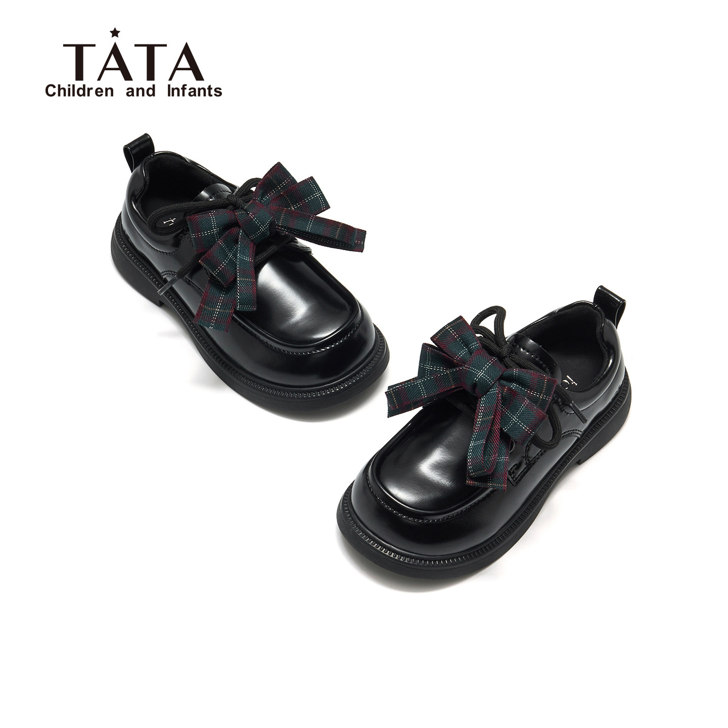 他她儿童小皮鞋女童乐福鞋春季新款英伦黑色童鞋小女孩软底公主鞋,淘宝优惠券,粉丝福利购,淘宝优惠卷