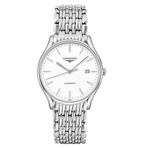 Longines浪琴正品手表男 律雅系列大表盘机械男表L4.960.4.12.6