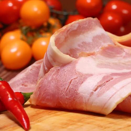 健士牌培根400g五花肉猪肉早餐手抓饼家用披萨烘焙食材煎烤经典 - 图0