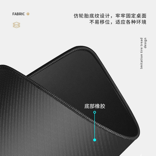 桔子猫适用于宿舍办公防滑鼠标垫可爱趣味放松熊猫鼠标垫小号加厚 - 图2