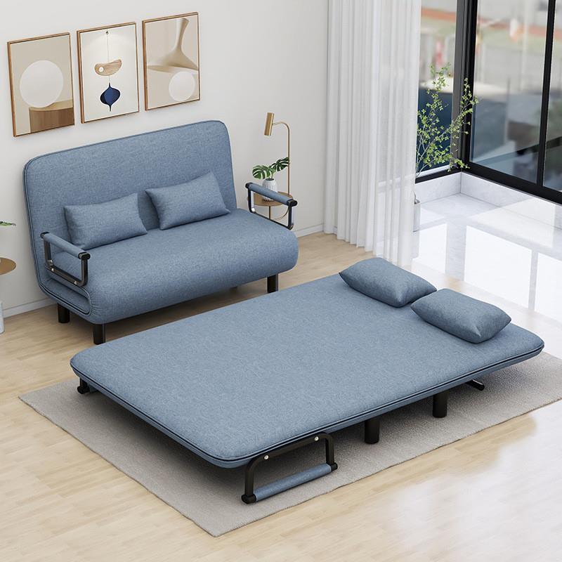 Sofa bed folding multi-functional rental room lazy sofa-图2