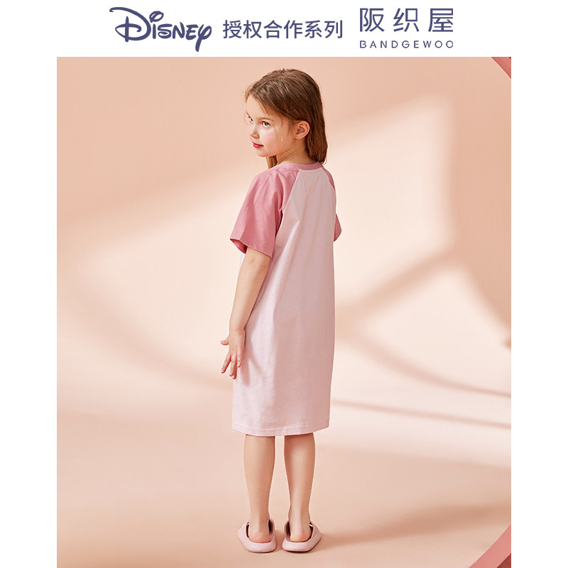 阪织屋迪士尼联名款儿童夏季睡裙 阪织屋outlets店睡裙